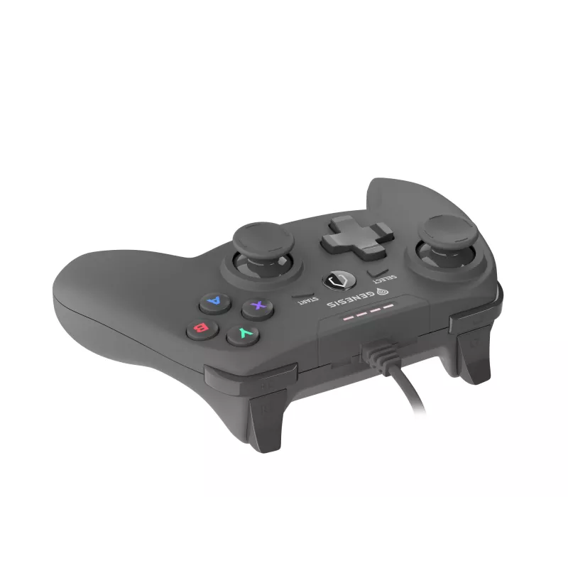 GENESIS P58 preto USB gamepad analógico PC, PlayStation 3