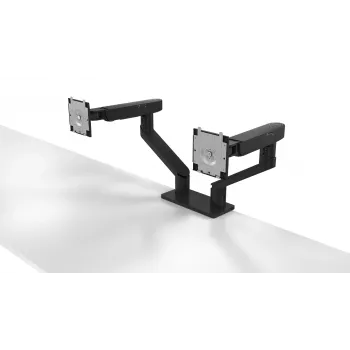 Braço para monitor duplo DELL – MDA20, 10 kg, 48,3 cm (19 polegadas), 68,6 cm (27 polegadas), ajuste de altura, preto
