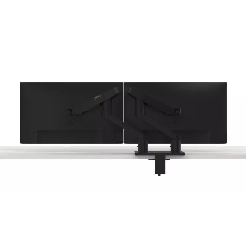 Braço para monitor duplo DELL – MDA20, 10 kg, 48,3 cm (19 polegadas), 68,6 cm (27 polegadas), ajuste de altura, preto