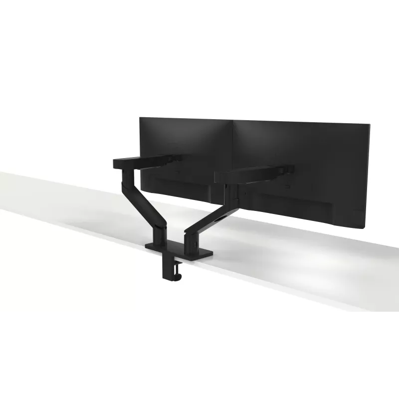 Braço para monitor duplo DELL – MDA20, 10 kg, 48,3 cm (19 polegadas), 68,6 cm (27 polegadas), ajuste de altura, preto