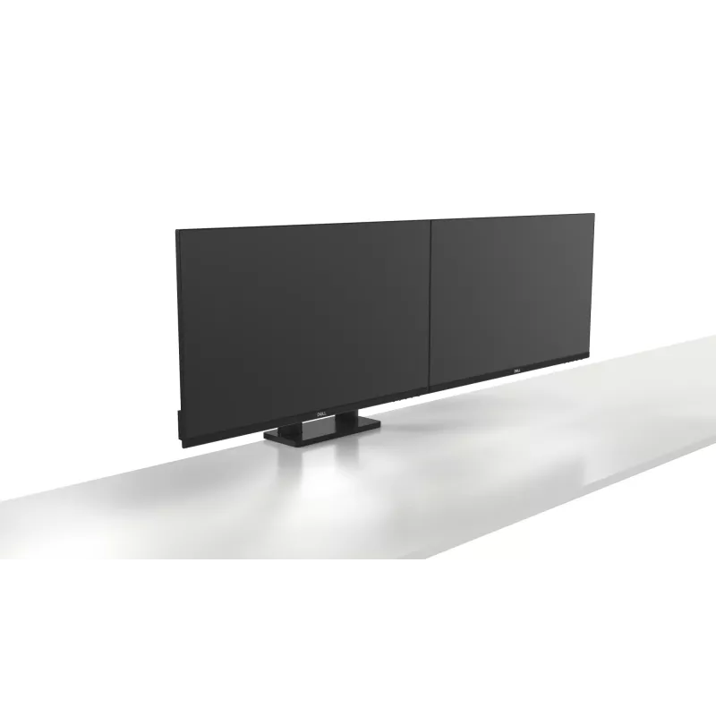Braço para monitor duplo DELL – MDA20, 10 kg, 48,3 cm (19 polegadas), 68,6 cm (27 polegadas), ajuste de altura, preto
