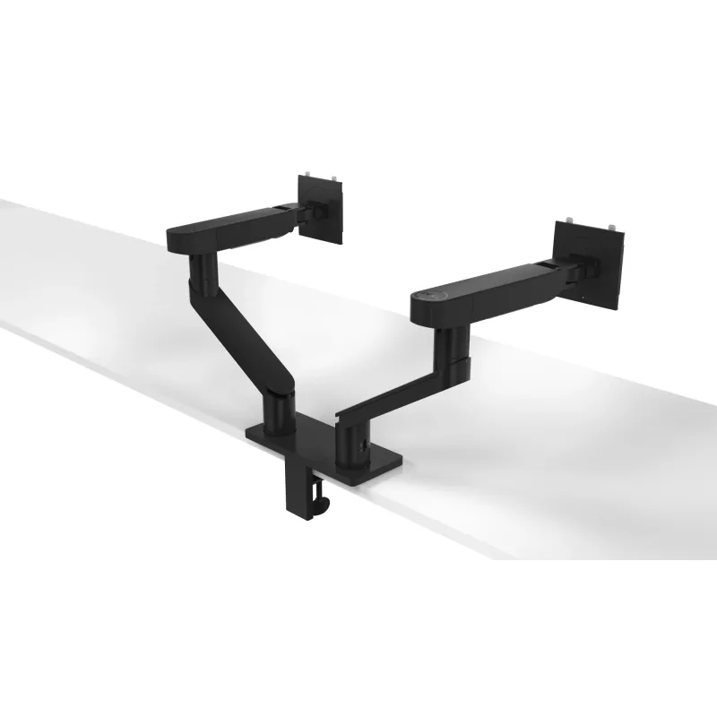 Braço para monitor duplo DELL – MDA20, 10 kg, 48,3 cm (19 polegadas), 68,6 cm (27 polegadas), ajuste de altura, preto