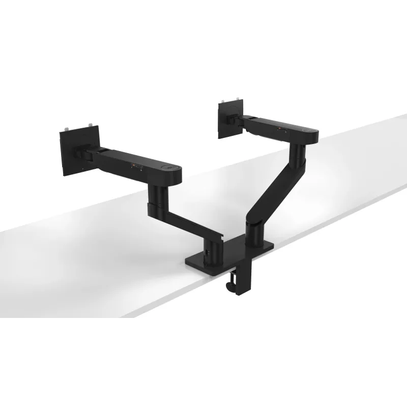 Braço para monitor duplo DELL – MDA20, 10 kg, 48,3 cm (19 polegadas), 68,6 cm (27 polegadas), ajuste de altura, preto