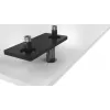 Braço para monitor duplo DELL – MDA20, 10 kg, 48,3 cm (19 polegadas), 68,6 cm (27 polegadas), ajuste de altura, preto