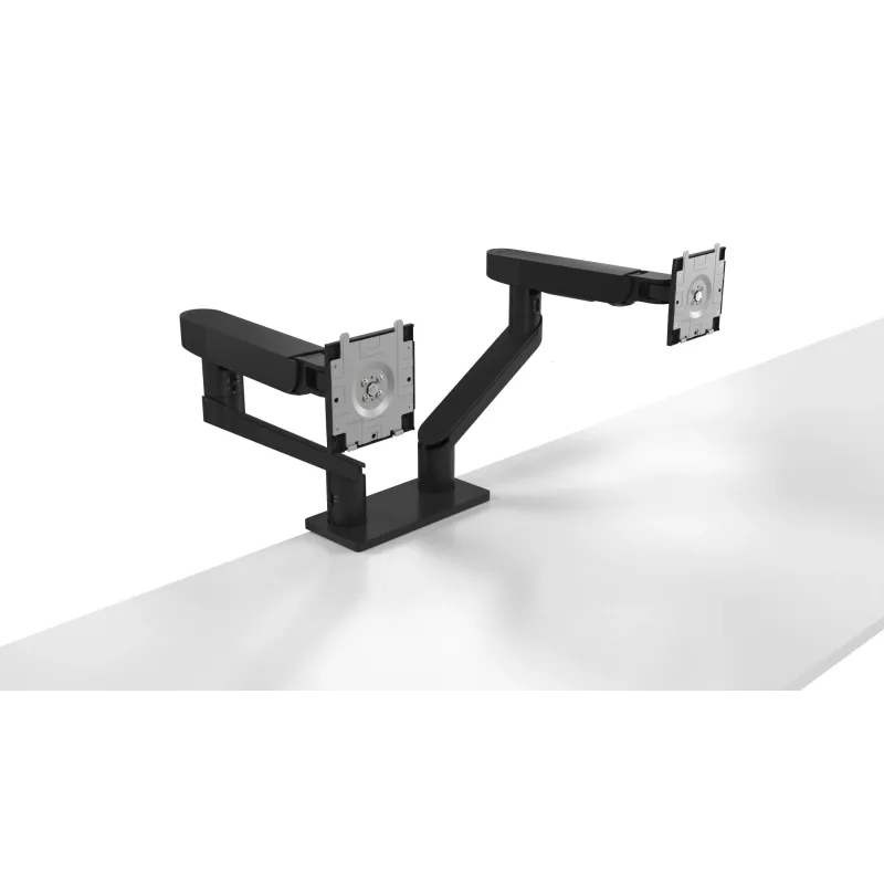 Braço para monitor duplo DELL – MDA20, 10 kg, 48,3 cm (19 polegadas), 68,6 cm (27 polegadas), ajuste de altura, preto