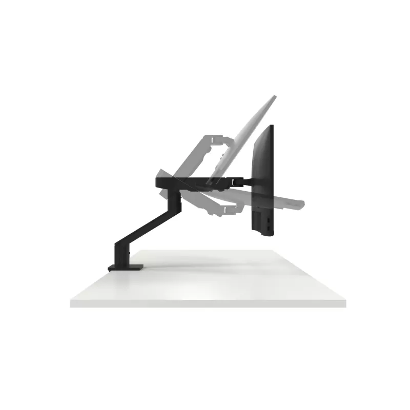 Braço para monitor individual DELL – MSA20, 10 kg, 48,3 cm (19 polegadas), 96,5 cm (38 polegadas), ajuste de altura, preto