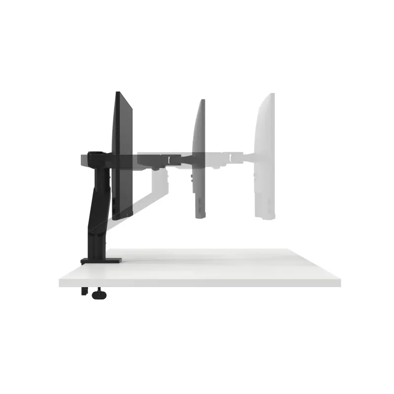 Braço para monitor individual DELL – MSA20, 10 kg, 48,3 cm (19 polegadas), 96,5 cm (38 polegadas), ajuste de altura, preto