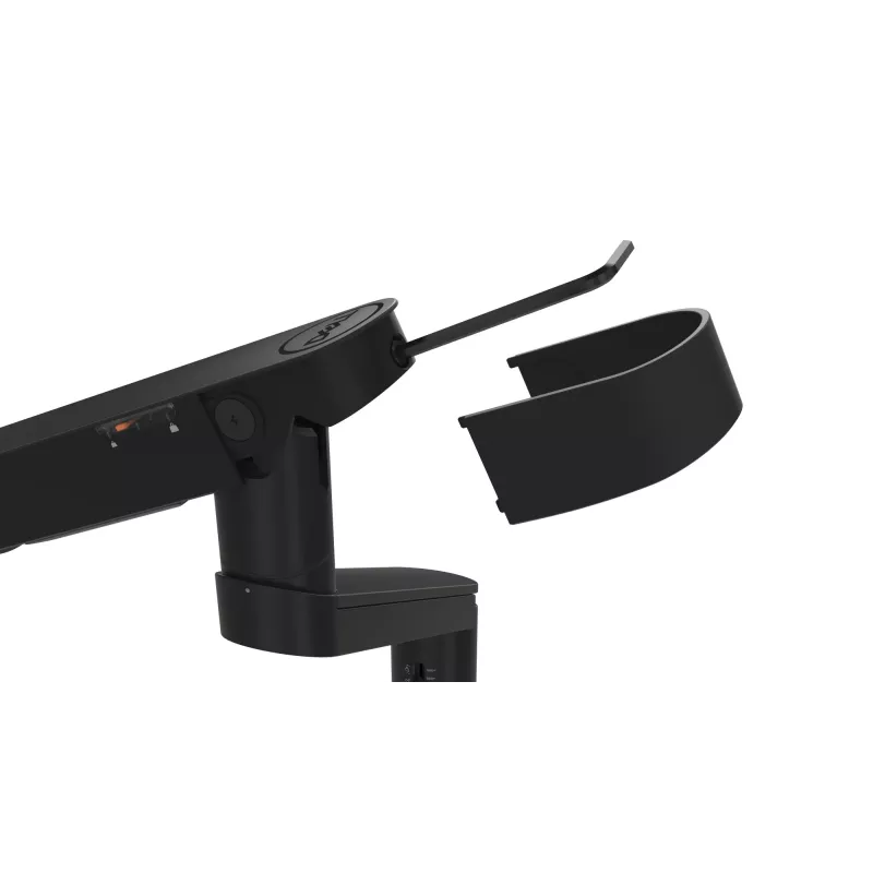 Braço para monitor individual DELL – MSA20, 10 kg, 48,3 cm (19 polegadas), 96,5 cm (38 polegadas), ajuste de altura, preto