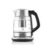 Chaleira elétrica ETA ETA915390000 — 1,5 l, 2200 W, aço inoxidável e vidro transparente, preto