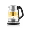 Chaleira elétrica ETA ETA915390000 — 1,5 l, 2200 W, aço inoxidável e vidro transparente, preto