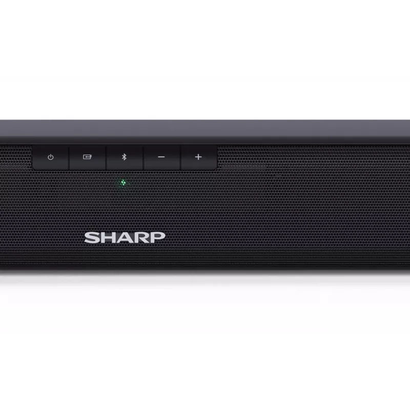 Barra de som Sharp HT-SB110 Coluna preta 2.0 canais 90 W