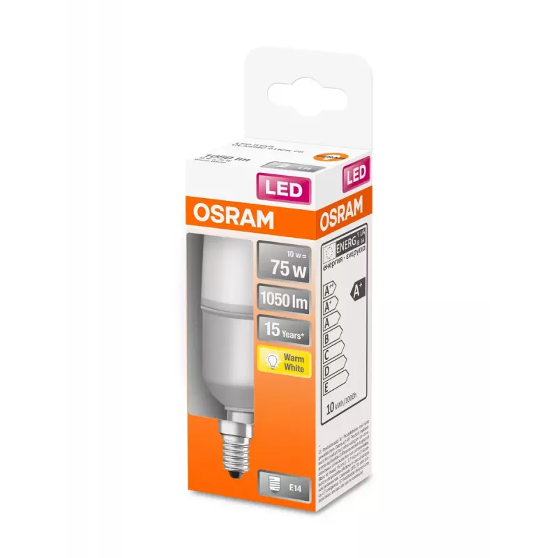Lâmpada LED Osram STAR 10 W E14 branco quente 2700 K 1050 lm