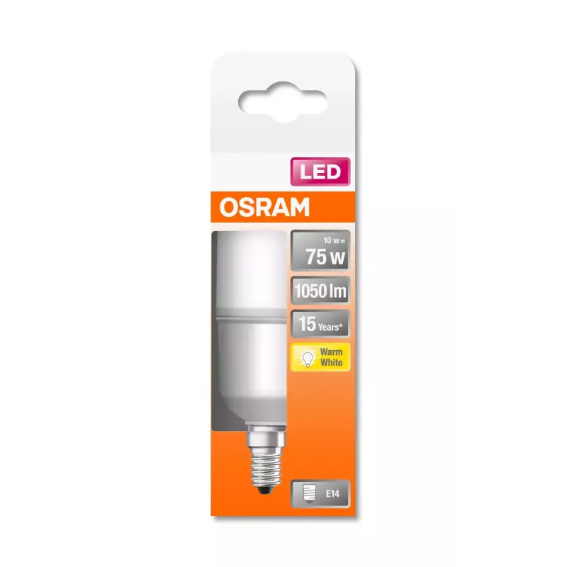 Lâmpada LED Osram STAR 10 W E14 branco quente 2700 K 1050 lm