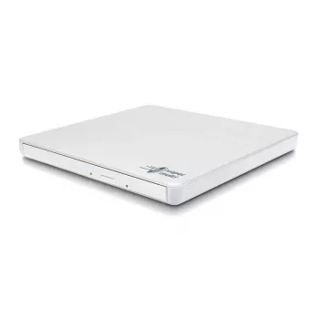 HITACHI-LG DATA STORAGE Unidade de DVD portátil fina - Gp60nw60 - USB 2.0 - Branco