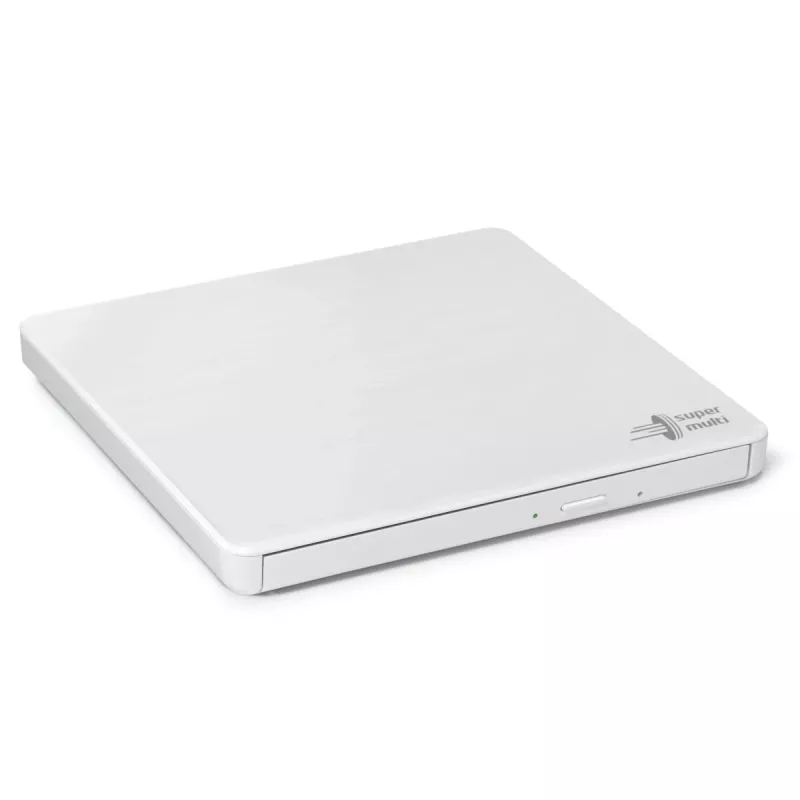 HITACHI-LG DATA STORAGE Unidade de DVD portátil fina - Gp60nw60 - USB 2.0 - Branco