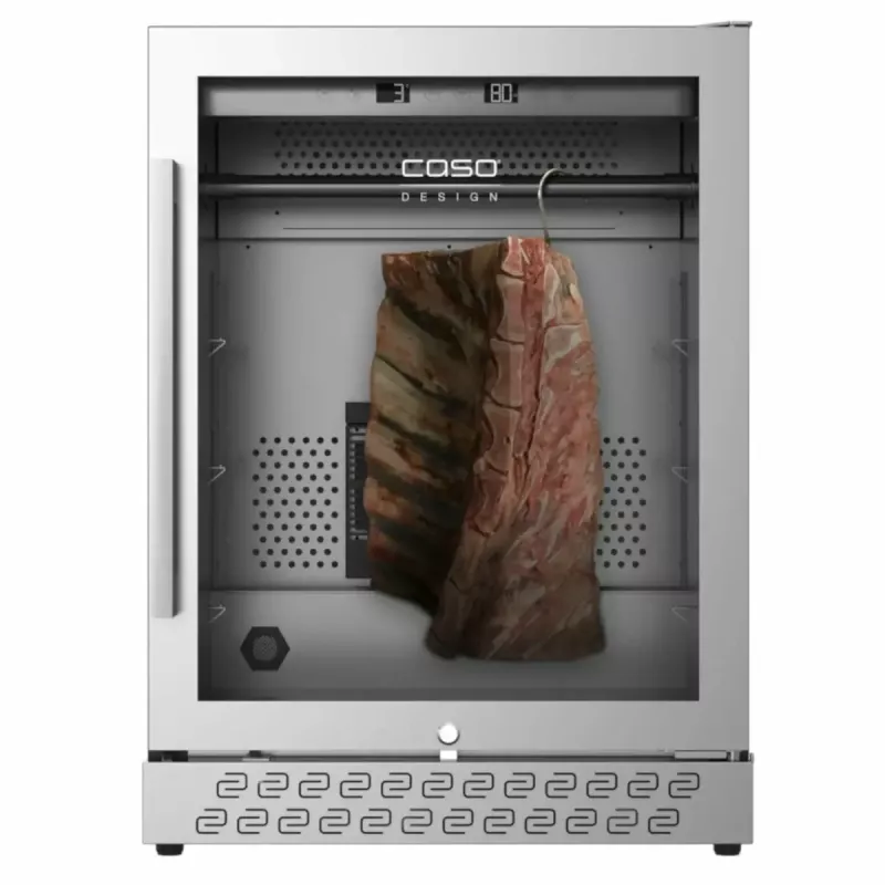 Armário de maturação a seco Caso DryAged Master 125 — Compressor, 125 L, aço inoxidável, independente