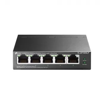 Switch não gerido TP-Link TL-SF1005LP 5 portas 10/100Mbps com 4 portas PoE