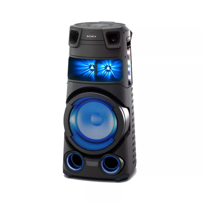Coluna de festa Sony MHC-V73D High Power Bluetooth® com som de festa omnidirecional e luz