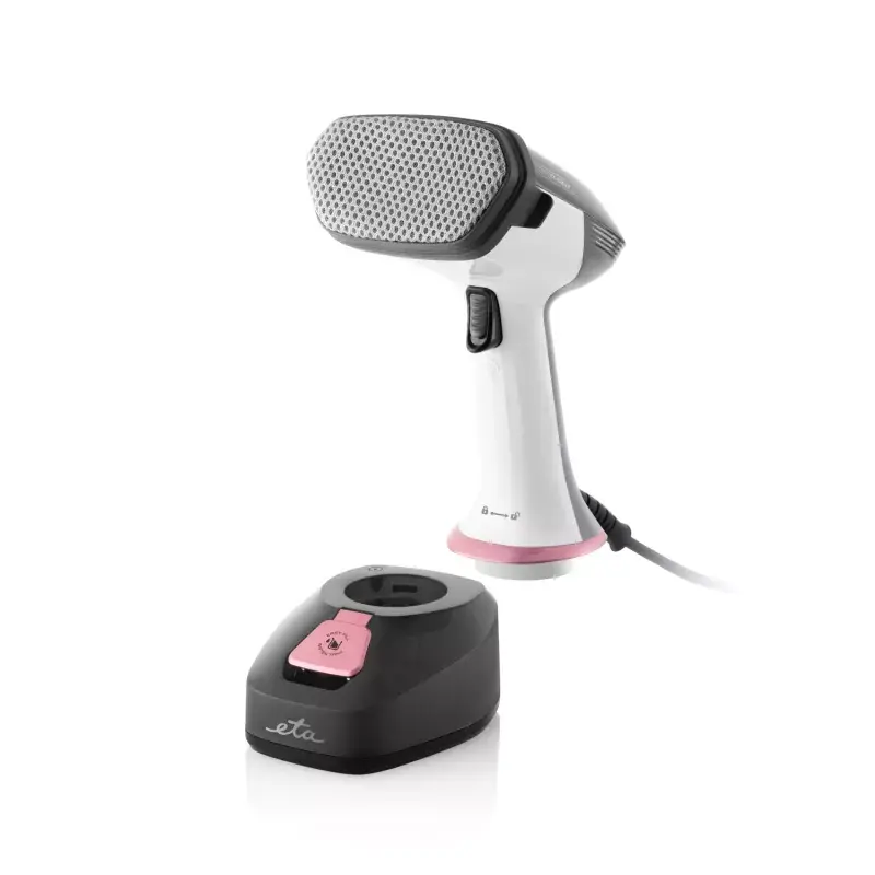 ETA Stephany ETA227090000 vaporizador de roupa de mão, 1400 W, 0,38 l, 25 g/min, branco/preto