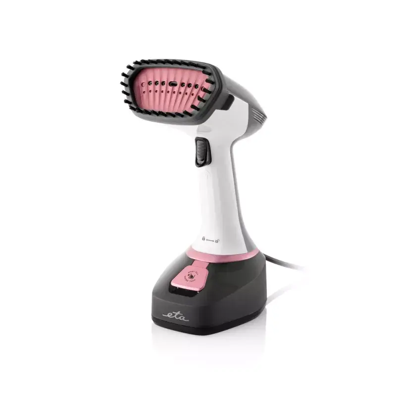 ETA Stephany ETA227090000 vaporizador de roupa de mão, 1400 W, 0,38 l, 25 g/min, branco/preto