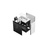 DeepCool MACUBE 110 WH caixa de PC Midi Tower, mATX, vidro temperado, cooler de CPU de 165 mm, 2 x 3,5" + 2 x 2,5" baias, branca