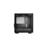 DeepCool MACUBE 110 WH caixa de PC Midi Tower, mATX, vidro temperado, cooler de CPU de 165 mm, 2 x 3,5" + 2 x 2,5" baias, branca