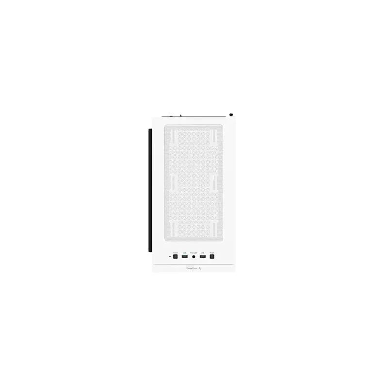 DeepCool MACUBE 110 WH caixa de PC Midi Tower, mATX, vidro temperado, cooler de CPU de 165 mm, 2 x 3,5" + 2 x 2,5" baias, branca