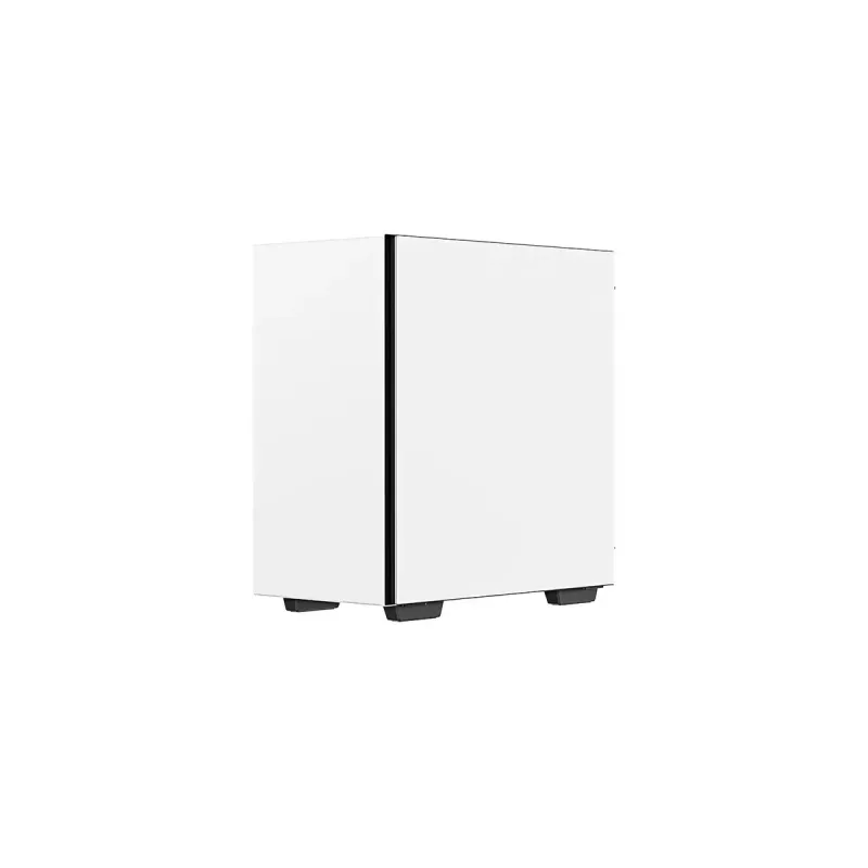 DeepCool MACUBE 110 WH caixa de PC Midi Tower, mATX, vidro temperado, cooler de CPU de 165 mm, 2 x 3,5" + 2 x 2,5" baias, branca