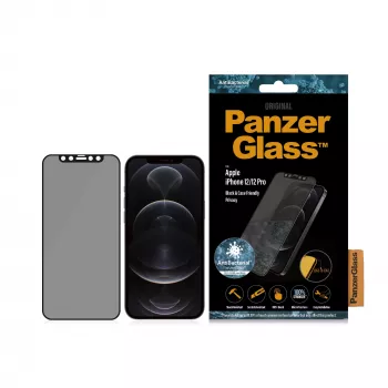 PanzerGlass ® Película de privacidade iPhone 12 | 12 Pro | Edge-to-Edge