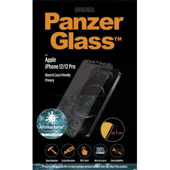PanzerGlass ® Película de privacidade iPhone 12 | 12 Pro | Edge-to-Edge