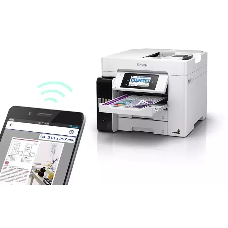 Multifunções Epson EcoTank L6580 — Jato de tinta Cor, 4800 x 22400 dpi, 32 ppm, Duplex, Wi‑Fi, A4