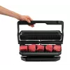 Grelhador de contacto Tefal GC7228 — Grelhador de contacto, superfície de grelhar de 800 cm², termostato ajustável, aço inoxidável preto