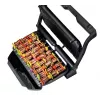 Grelhador de contacto Tefal GC7228 — Grelhador de contacto, superfície de grelhar de 800 cm², termostato ajustável, aço inoxidável preto
