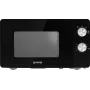Micro-ondas simples Gorenje MO20E1B – 20 L, 800 W, 5 níveis de potência, prato giratório de 270 mm, preto