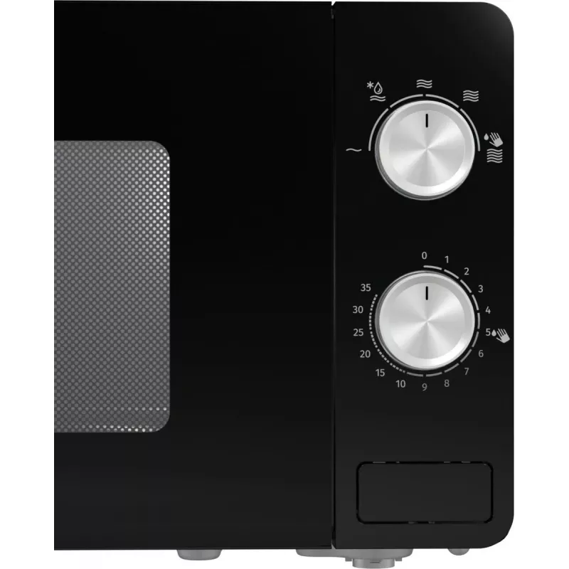 Micro-ondas simples Gorenje MO20E1B – 20 L, 800 W, 5 níveis de potência, prato giratório de 270 mm, preto
