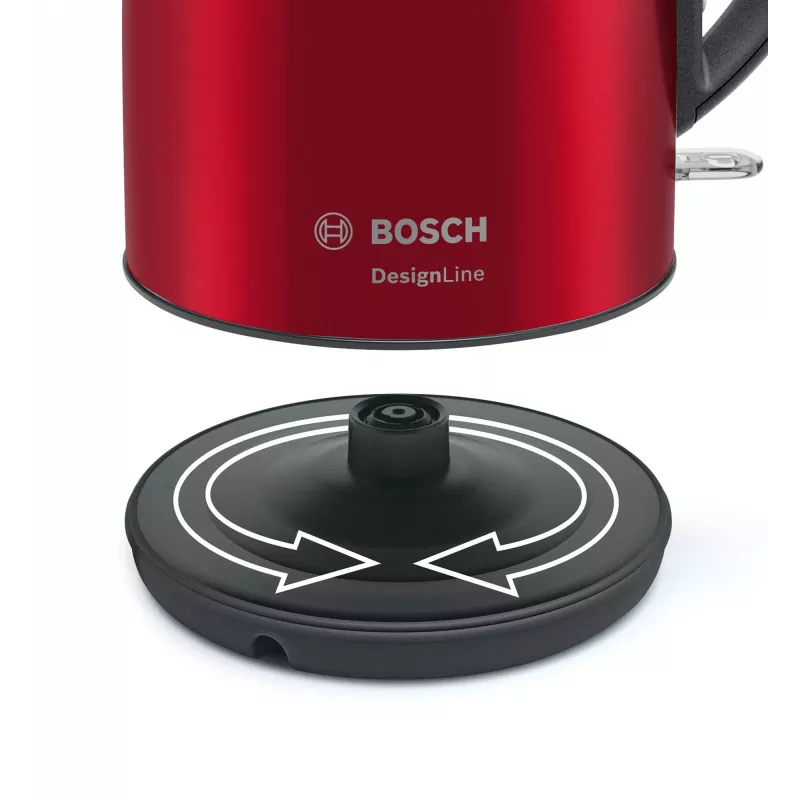 Chaleira Bosch TWK3P424 1,7 L 2400 W Cinzento, Vermelho