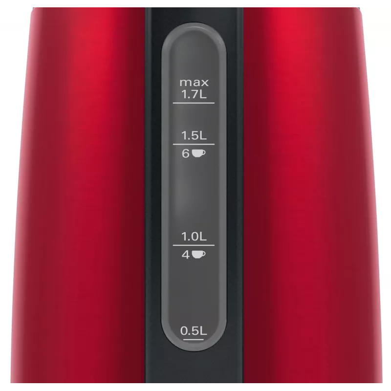 Chaleira Bosch TWK3P424 1,7 L 2400 W Cinzento, Vermelho