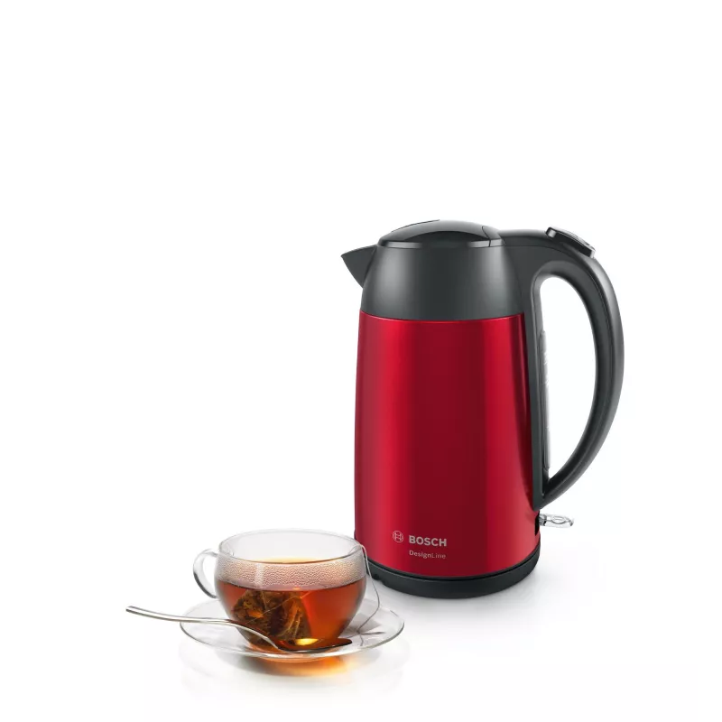 Chaleira Bosch TWK3P424 1,7 L 2400 W Cinzento, Vermelho