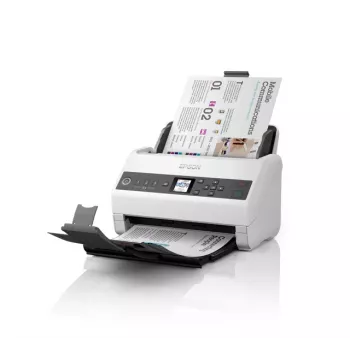 Digitalizador de alimentação Epson DS-730N 600 x 600 DPI A4 Preto, Cinzento