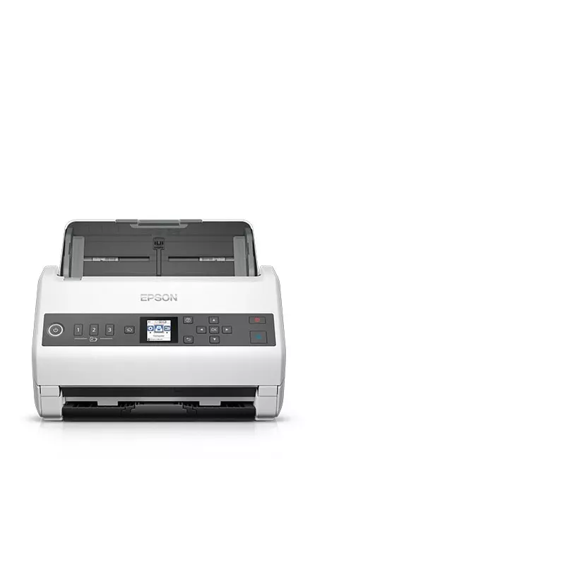 Digitalizador de alimentação Epson DS-730N 600 x 600 DPI A4 Preto, Cinzento