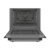 Fogão independente Bosch Serie 4 HKR39A250U, placa vitrocerâmica 4 zonas, forno 66 L, aço inoxidável, 600 mm