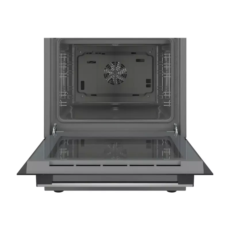Fogão independente Bosch Serie 4 HKR39A250U, placa vitrocerâmica 4 zonas, forno 66 L, aço inoxidável, 600 mm
