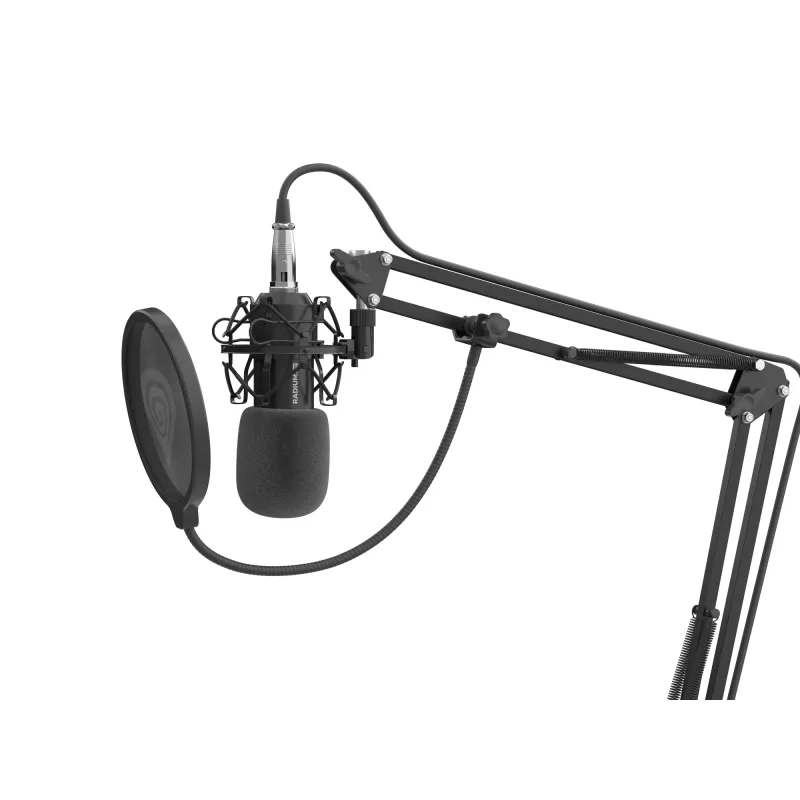 Microfone de estúdio GENESIS Radium 300 XLR preto