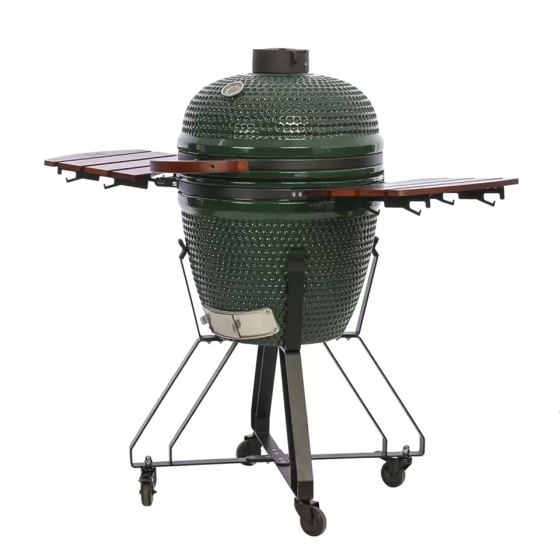 Grelhador kamado a carvão TUNABONE TunaBone Classic 21 polegadas tamanho M verde