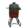 Grelhador kamado a carvão TUNABONE TunaBone Classic 21 polegadas tamanho M verde