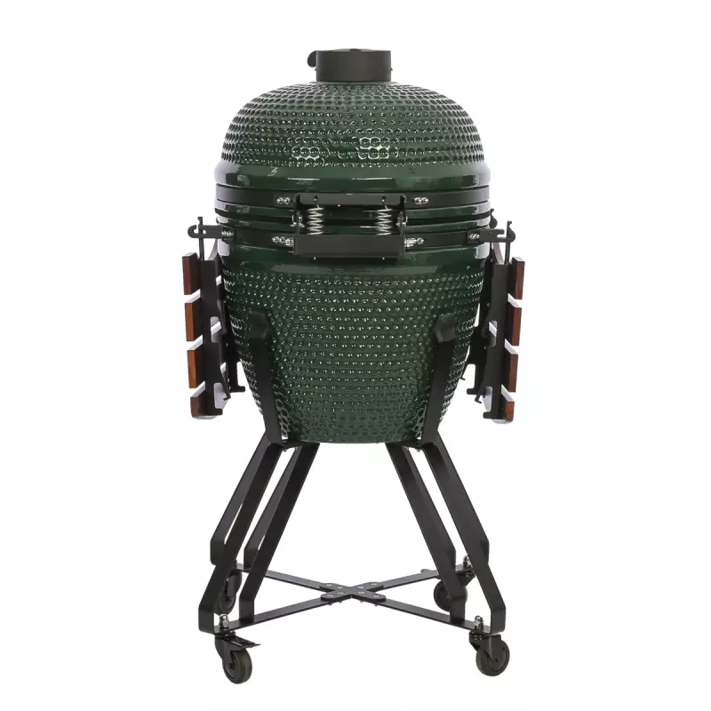 Grelhador kamado a carvão TUNABONE TunaBone Classic 21 polegadas tamanho M verde