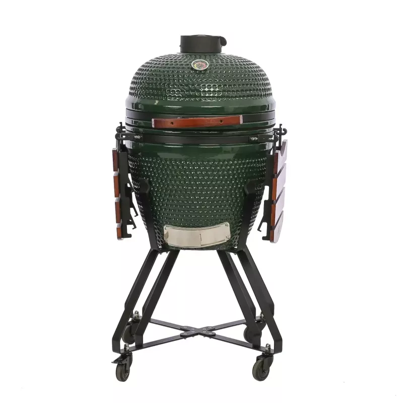 Grelhador kamado a carvão TUNABONE TunaBone Classic 21 polegadas tamanho M verde