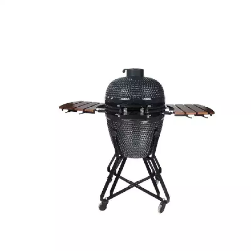 Grelhador kamado a carvão TUNABONE TunaBone classic 21 polegadas (tamanho M) cinzento escuro — câmara de 21 polegadas