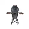 Grelhador kamado a carvão TUNABONE TunaBone classic 21 polegadas (tamanho M) cinzento escuro — câmara de 21 polegadas