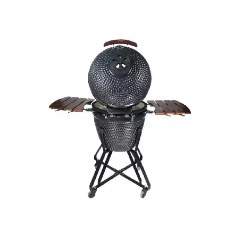 Grelhador kamado a carvão TUNABONE TunaBone classic 21 polegadas (tamanho M) cinzento escuro — câmara de 21 polegadas